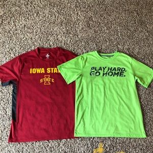 Boys athletic shirts size youth L / XL